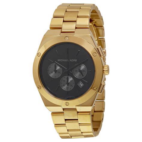 Michael Kors Reagan Black Dial Quartz Ladies Watch MK6078